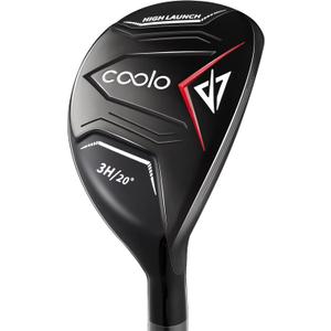 COOLO Golf Hybrid, 3, Easy Launch, Forgiving, Right & Left(#3,Regular,Right) Right, Graphite, Regular, 3 Hybrid, 20°