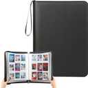 540 Pockets Large Photos Album for Polaroid 2x3 Inch Film, Pictures Book for Fujifilm Instax Mini Instant Camera, Kpop Photocard Holder Binder (Black)