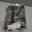 Women Puffy Bubble Hem Mini Dress Sleeveless Sexy Summer Going Out Clubwear (Black, S)