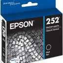 EPSON 252 DURABrite Ultra Ink Standard Capacity Black Cartridge (T252120-S) Works with WorkForce WF-3620, 3640, 7110, 7610, 7620, 7710, 7720, 7210