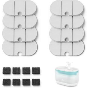 PETLIBRO 7 Packs Replacement Filters for Capsule Cat Water Fountain PLWF002, 4 Months Set of Replacement Filters for Ultra Quiet Pet Water Fountain
