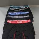 Hanes boys Moves Underwear, Anti-chafe Boxer Briefs for Boys, 5-pack (Large, Black- Regular Leg)