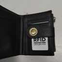 Bookshelves Skull Goth Gothic Small Rfid Women Wallet Bifold Zipper Coin Pocket PU Leather Compact Cash Credit Card Holder Travel Wallet Female Ladies Teen Girls 1 ID Window 10 Card Slots