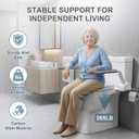 Gray Toilet Safety Rails, Assist Seat Handles for Seniors
Adjustable Safety Frame with Arms, Easy Installation, Sturdy Grab Bar Support for Elderly, Mobility-Limited