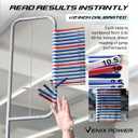 VENIX POWER® Patented Vertical Jump Tester & Trainer, Jumping Height Measurement Tool Equipment Pole for Training Practice Test, Volleyball Basketball Exercise Aid, High Higher Vertical Jump Box