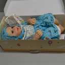 JIZHI Lifelike Reborn Baby Dolls - 18 Inch Realistic-Newborn Baby Dolls Blond Girl Handmade Real Life Toddler Dolls with Clothes for Kids Age 3+