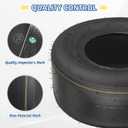 GICOOL (2 Pack) 13x5.00-6 Lawn Mower Tubeless Tire, 13x5-6 Riding Zero Turn Lawnmower Smooth Turf Tyre, 4 Ply