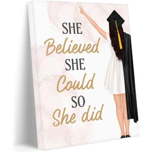Zarvella 2026 Graduation Decorations, Graduate Poster for Congratulation Party Wall Table Decor Supplies, Graduation Gift for Her Him, Masters Degree, College, High School, PhD, Nurse, Law School
