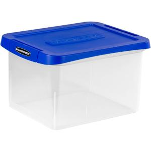Bankers Box Heavy Duty Plastic File Box with Hanging Rails, Letter/Legal, 1 Pack (0086205)