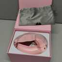 Eye Massager with Airbag Kneading,Constant Temperature Hot Compress, Multi-Frequency Vibration and Bluetooth Music (Blush Pink, Large)