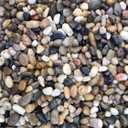 Voulosimi 40 LBS River Rock Stones, Natural Decorative Polished Mixed Pebbles Gravel,Outdoor Decorative Stones for Plant Aquariums, Landscaping, Vase Fillers