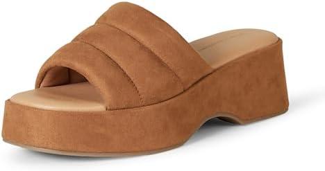 Amazon Essentials Womens Platform Slide On Sandal 9