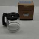 12-Cup Replacement Glass Carafe Pot Compatible with Hamilton Coffee Maker Models 46310, 49976, 49966, 49350, 49957, 49954, 49933, 49980A, 49980Z, 49983, 49618, 46300, 49950