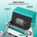 12x10 Inch Heat Press Machine for T Shirts Digital Industrial Sublimation Printer for Heat Transfer Vinyl Intelligent Green Press Machine for HTV Heat Transfer Projects