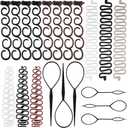 20Pcs Ponytail and Braiding Tool Set for Women's Hair Styling Accessories