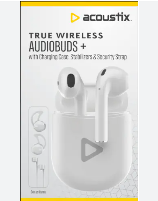 Acoustix™ True Charging Case & Wireless Earbuds - Black, 1 ct