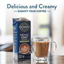SOWN Organic Oat Creamer Unsweetened - Barista Oat Milk Non Dairy Coffee Creamer - Plant Based, Dairy-Free, Vegan, 0g Added Sugar, Gluten-Free, Non-GMO, Shelf Stable - 32oz (Pack of 6) (EXP 12/05/25)