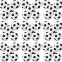 Civaner 40 Pcs Mini Soccer Basketball for Kids 4 Inch Inflatable Rubber Small Basketballs Gifts Toddlers Bouncy Toys Balls for Sports Beach Pool Theme Party Favor(Soccer Style)