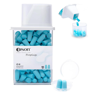 DISON Foam Ear Plugs, 100Pair 38dB Sleeping Earplug, Noise reducing for Work, Shoot, Travel, Focus, Concert, Block snoring