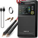 FNRSI Battery Spot Welder, 5000m Portable Handheld Spot Welder Double Pulse 4 Combination Gears Adjustable Spot Welding 0.1MM-0.25MM for Iron/Stainless Steel/Nickel Strip /18650 Battery Pack