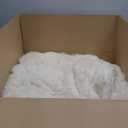 8x10 Rug for Living Room, Fuzzy Plush Large Area Rug, Fluffy Modern Shag Non Slip Soft Furry Carpet for Bedroom Kids Room Nursery Teens Dorm Home Decor, Cream White