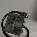 Automatic Vacuum Switch, Ortis Vacuum Switch for More Power Tools, Delay Vacuum On/Off to Prevent Circuit Overload and Tripping, Keep Your Workplace Cleaner, Better for Your Lung, Black