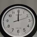La Crosse Technology WT-3129B 12 Inch Atomic Analog Wall Clock, Pack of 1, Black