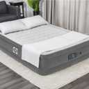 Sealy: AlwayzAire 18" Airbed - Queen - Built-in Comfort Pump, Inflatable Mattress, USB Charge, Wave Beam Construction, Adjustable Firmness, Storage Bag, Original 