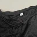 Amoretu Dresses for Women Long Sleeve Off Shoulder Maxi Flowy Casual Loose Plain Dress with Pockets (Large, Black)