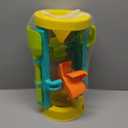 Play Day Kids’ Sand & Water Wheel Tower with Shovel & Rake – Beach Sand Water Toy