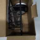 LEVERLOC Soap Holder Dish with Hooks for Shower, Bar Suction Cup Soap Tray Wall Mounted, Rustproof Stainless Steel Sponge Holder Caddy for Bathroom Bathtub Kitchen Sink, Black (1 Tier)