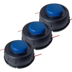 3Pack T35 Trimmer Head (M10x1.25LHF) for Husqvarna Weed Eater 123L 128LD 223L 224L 225L 232L 322L 323L 324LX 325L 325LX 326L 326LX 326LDX 322R 323R 525L 525LS String Trimmer Parts 537388101 531300183