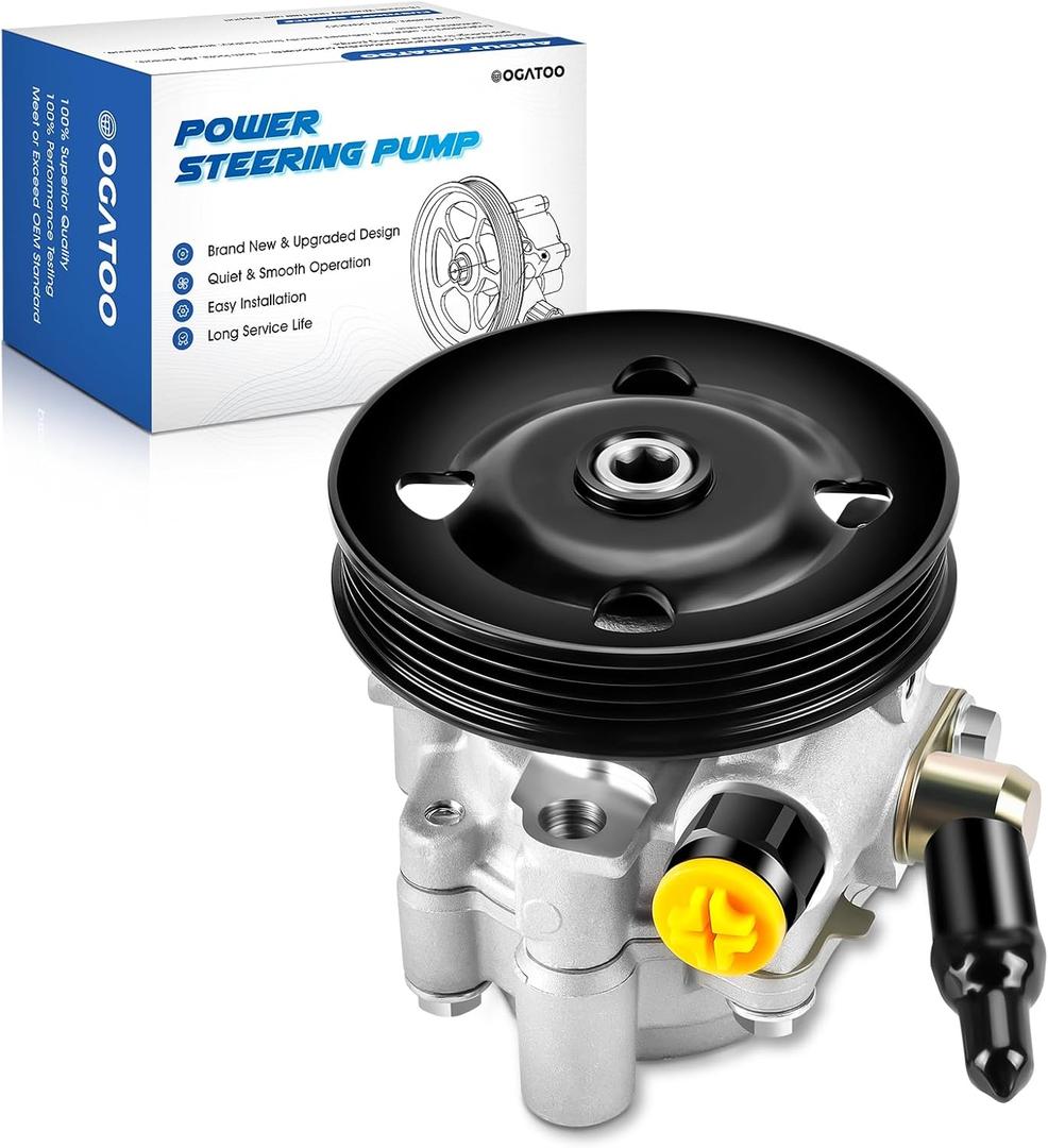 Power Steering Pump with Pulley Fits for Toyota Camry 2002-2006, Lexus ES300 2002 2003, ES330 2004-2006 3.0L 3.3L Replaces 44310-06080, 44310-06110, 44310-0E010, 21-5287 Power Assist Pump