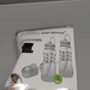 Hands-Free Baby Bottle - Anti-Colic Nursing System 9 oz Baby Bottle with Fast Flow Nipple/Teat 3m+ with Tube Straw Feeding System for Toddler (2 Bottles - Elephant)