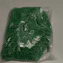 48 Pack 33 Inch Green Mardi Gras Plastic Beads Necklaces - Party Favors for Parade Throws, Festival Decorations, Wedding, Birthday Celebrations & Costume Dress Up