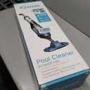 Saker Handheld Pool Vacuum for Above Ground Pool, Cordless Pool Cleaner with Telescopic Pole, 18.5 GPM Powerful Suction, 60-Min Runtime Rechargeable for Inground Pools, Spas, Hot Tubs