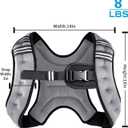Henkelion Weighted Vest Weight Vest for Men Women Kids Weights Included, Body Weight Vests Adjustable for Running, Training Workout, Jogging, Walking