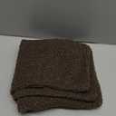 FUTEI Pack of 2 Dark Coffee Decorative Throw Pillow Covers 18x18 Inch Soft Cozy Solid Boucle Textured Cushion Case, Modern Home Decor for Couch Bed Living Room