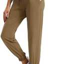MIER Women's Lightweight Joggers Hiking Pants Quick Dry Athletic Zipper Pockets Running Pant, Water Resistant, XL
