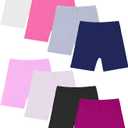 Resinta 8 Pack Toddlers Girls Shorts Dance Shorts Bike Short Breathable and Safety 8 Color, Size 4-5T