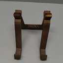 Plate Display Stand, 6 Inch Plate Holder for Displaying, Decorative Picture Frame Dish Photo Plaque Platter Wood Stand