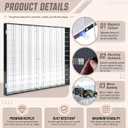 Suzile 1/64 Diecast Acrylic Display Case Car Wall Case for 108 Slots