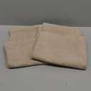 Foindtower Set of 2 Soft Textured Chenille Throw Decorative Pillow Covers Square Accent Solid Cushion Cover Cozy Neutral Farmhouse Pillow Case for Couch Sofa Bedroom Living Room 20x20 Inch,Cream Camel