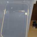 IRIS USA Dog Food Storage Container, Up to 30 lbs, Navy, Made in USA