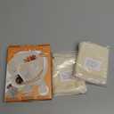 20 Pcs Muslin Bags with Drawstring, Reusable Tea Bags, Spice Bags for Cooking Soup/Herb/Loose Leaf Tea, Natural Cotton Small Cheese Cloth Bag for Straining, Sachet Bags Empty, 4 X 3 Inches