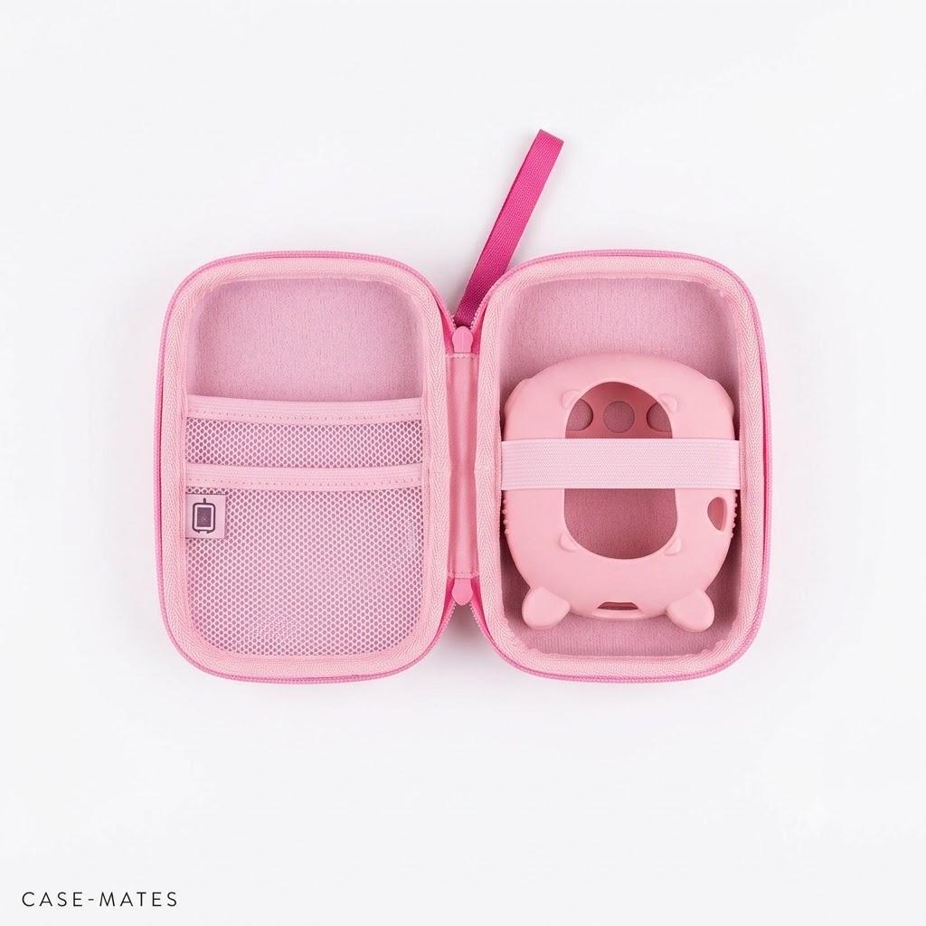 Carrying Case and Silicone Cover Compatible with Tamagotchi Paradise Electronic Pet, Protective Case for Tamagotchi Paradise