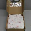 2-Pack Organic Baby Sleep Sacks, 100% Cotton - Soft & Breathable 0.5TOG Baby Wearable Blanket, Toddler Sleeping Sack 6-18 months, Easy to Wear Transitional Swaddles for Newborns (Butterflies, M)