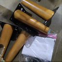 HomePop Modern Storage Bench with Wood Legs Home Décor|Bench with Storage for Living Room & Bedroom - Cream Textured Woven