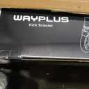 WAYPLUS KS1 Kick Scooter for Ages 6+,Kid, Teens & Adults. Max Load 240 LBS. Foldable, Lightweight, 8IN Big Wheels for Kids, Teen and Adults, 4 Adjustable Levels. Bearing ABEC9 FED Fitness