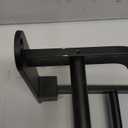 BOZWELL Bathroom Lavatory Towel Rack with Two Towel Bars,24-Inch Towel Holder with Shelf BZ205-A (Matte Black)